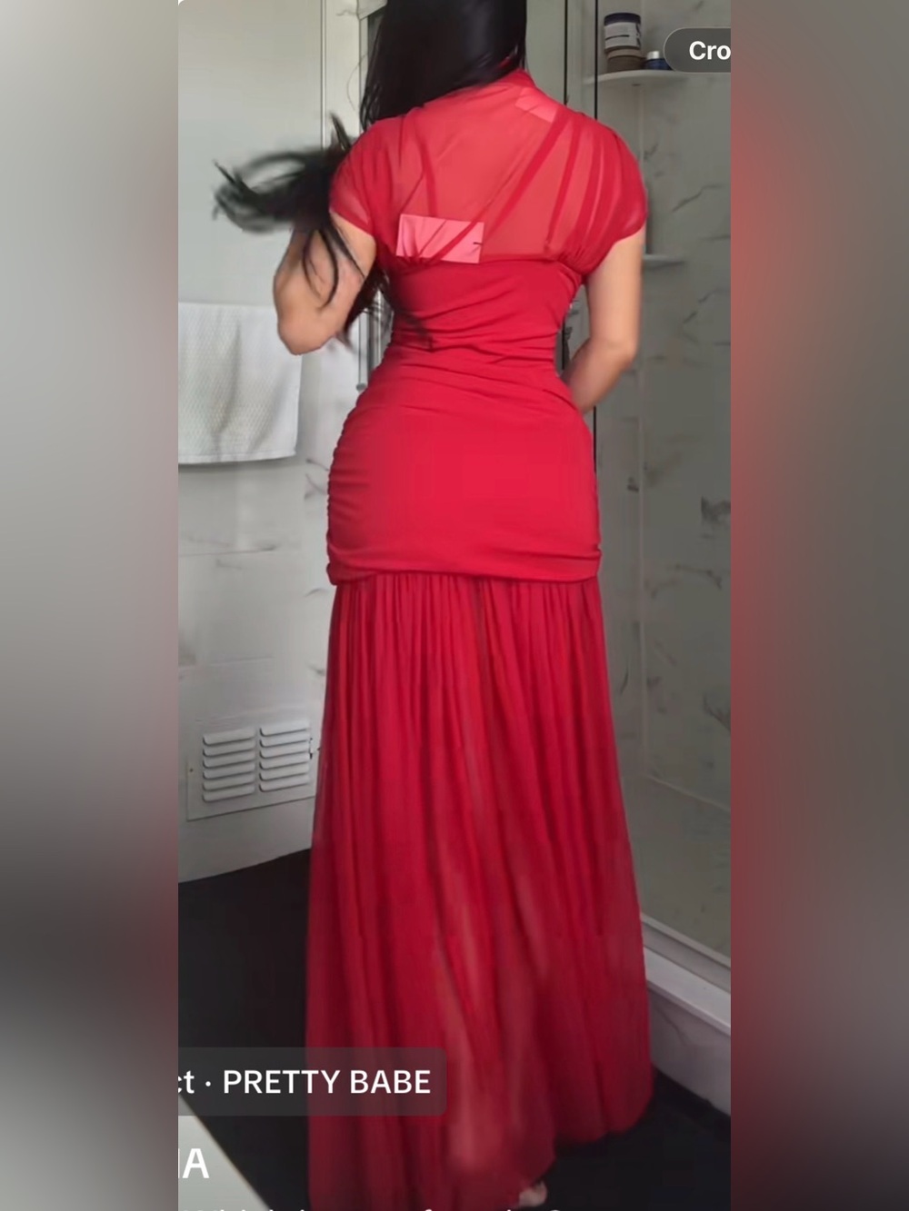 Zara Vibrant Red Dress